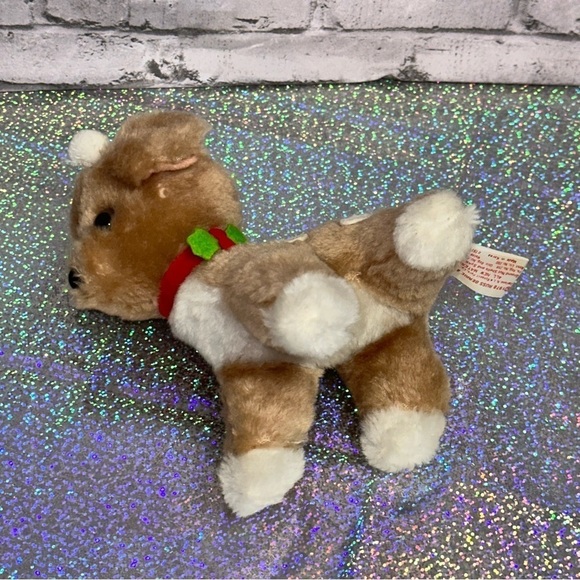 Russ Holiday Plush Vintage 1978 Russ Berrie Plus Donder Reindeer Christmas Plush - Picture 7 of 11